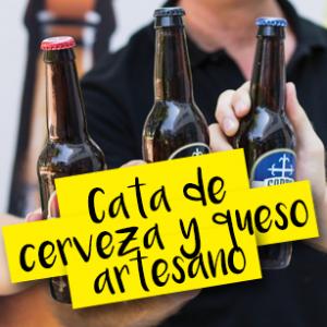 Cata de cerveza artesana y degustación de quesos artesanos, el evento gastronómico de estas Navidades