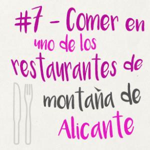 Cuatro restaurantes de la montaña de Alicante para disfrutar en invierno