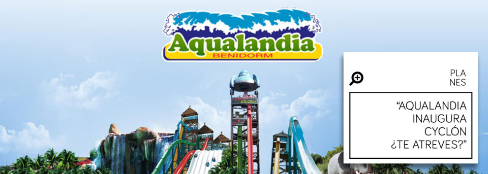 Aqualandia Benidorm estrena temporada con nueva atracción: Cyclón