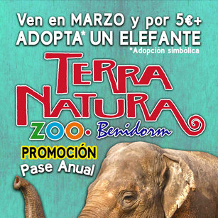 Pase Anual Terra Natura Benidorm. ¡Promoción durante Marzo!