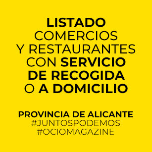 Comercios y restaurantes con servicio a domicilio o recogida Alicante