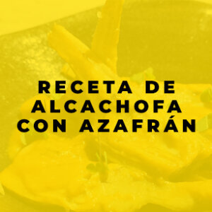 Receta de alcachofas con azafrán, de Noelia Pascual